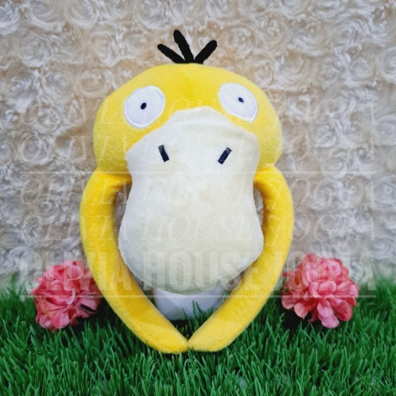 Bando Psyduck Kepala Kuning Bando Psyduck Pokemon Headband Psyduck Kepala