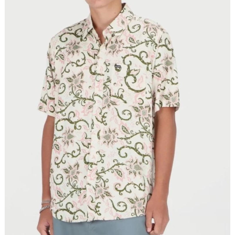 PLANET SURF kemeja baju VOLCOM INSPIRED formal batik NEW ORIGINAL 100%