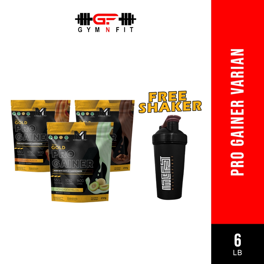 Muscle First Pro Gainer 6lbs - M1 Weight Gainer 6lb Susu Gym Penambah Berat Badan