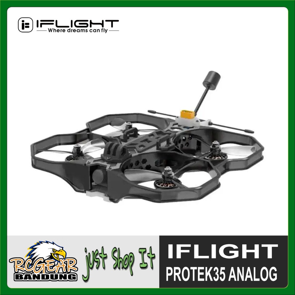 iFlight Protek35 V1.4 Analog 600mW VTX 3.5 Inch 6S Cinewhoop Digital FPV Drone