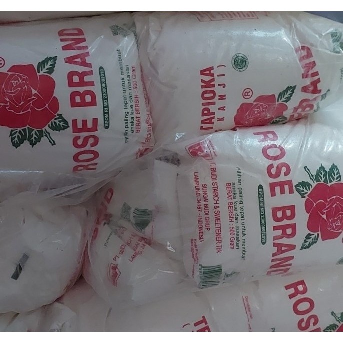 

Tepung Tapioka Rosebrand 500gr Bal (isi 20 Pack)