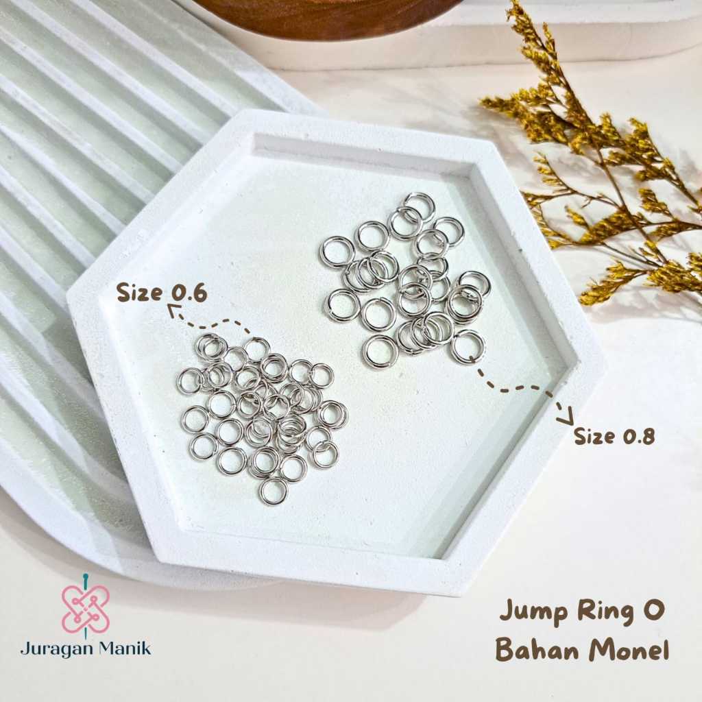 20gram - RING MONEL KUALITAS SUPER - RING PENYAMBUNG MONEL ANTI KARAT NIKEL