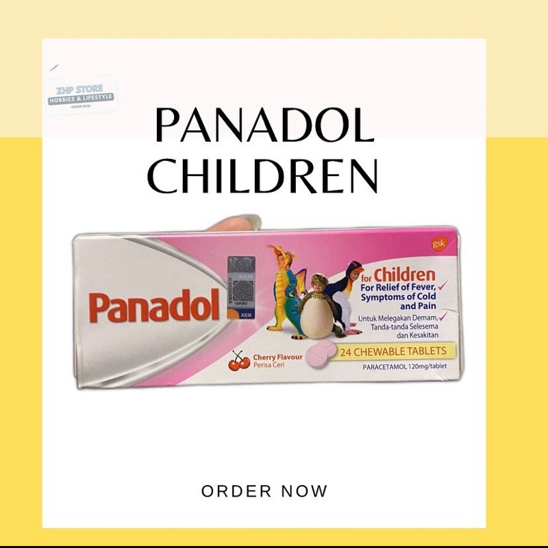 Panadol Malaysia Anak Rasa Cherry