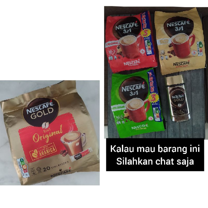 

Nescafe Gold 3in1 Original Coffee Kopi 3 in 1 Singapore