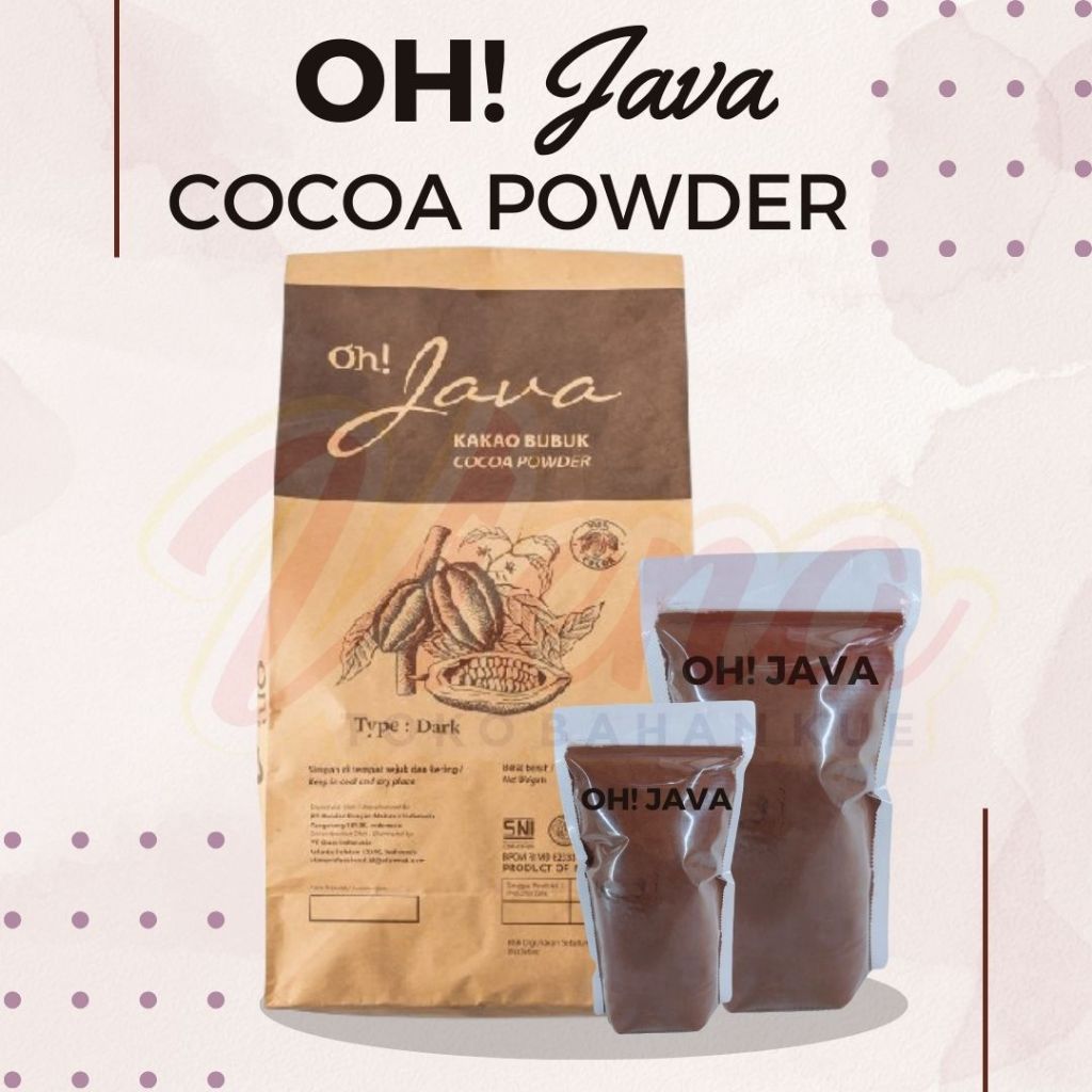 

OH Java Cocoa Powder Kemasan REPACK 250gr / Coklat Bubuk Dark Chocolate