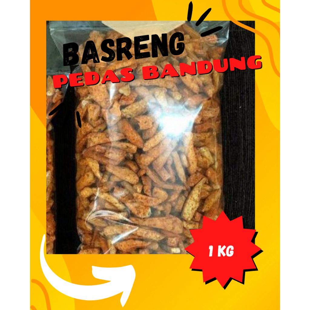

BASRENG VIRAL PEDAS EXTRA BERAT 1KG / BASRENG BUMBU REMPAH MELIMPAH