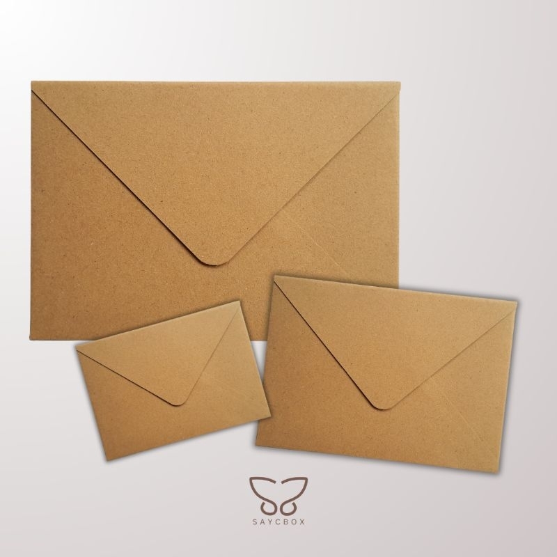 

Amplop Coklat Kraft ukuran A7 11x8cm Amplop Vintage