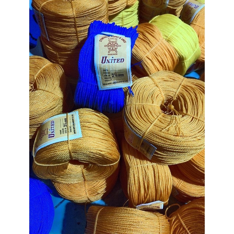 Tali Tambang / Tampar 2,5mm Cap UNITED dan Cap SEAGULL