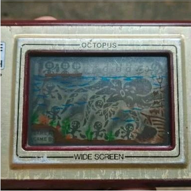 Game Watch Octopus Vintage