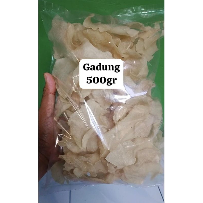 

Kripik Gadung mentah siap goreng