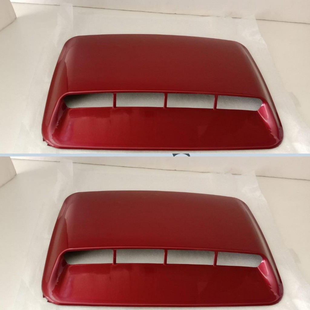 CERRY RED Air Flow Fortuner Kap Mesin Air Scoop Universal Mobil Kijang Triton Avanza Innova Brv Agya