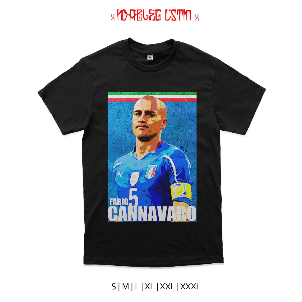 Kaos Fabio Cannavaro legend italia combed 24s