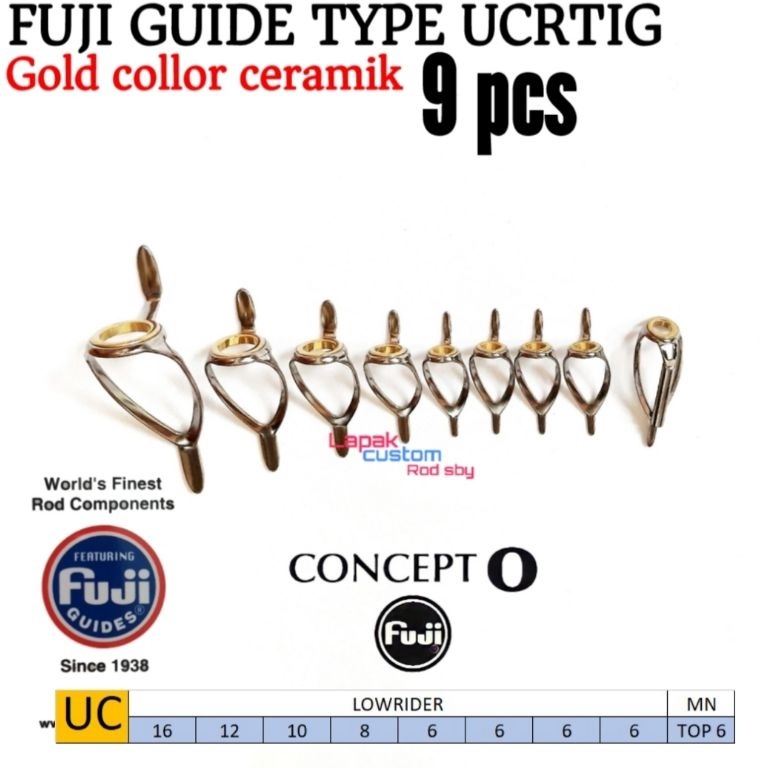 KODE D9E Ring guide fuji gold low rider UCRTIG