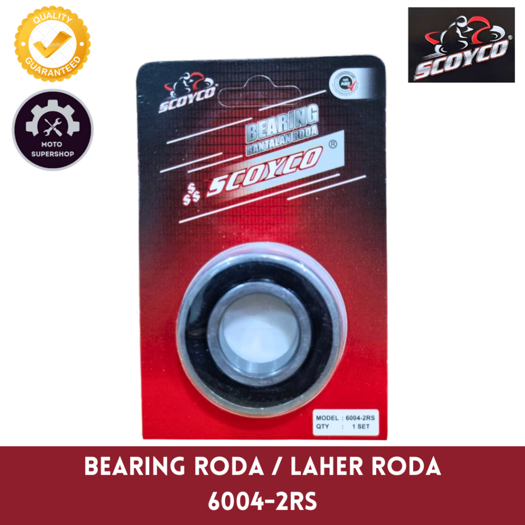 Bearing / Laher Roda Scoyco 6004 - 2RS