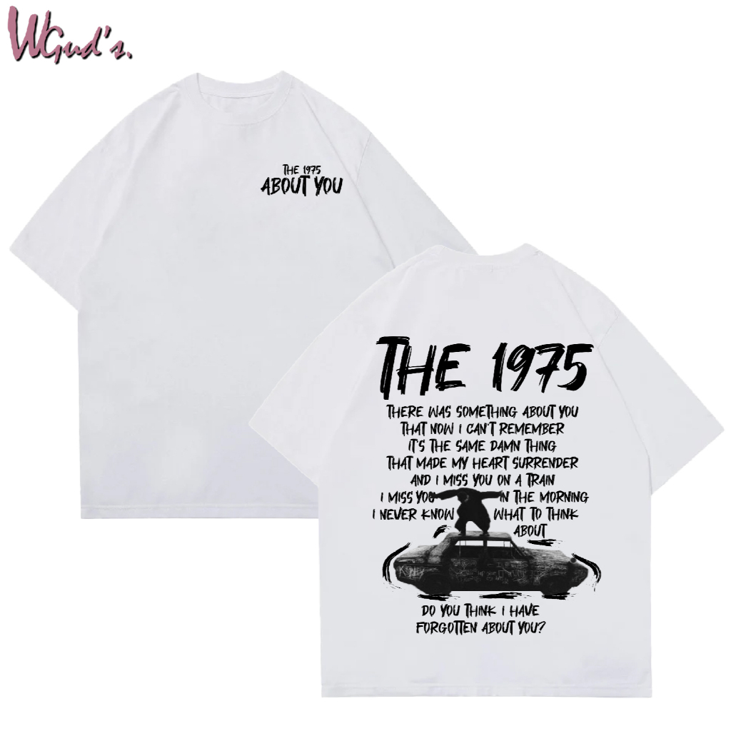 WGUD'S Cotton Combed 30S T-shirt ABOUT YOU [sablon DTF] Unisex Pria & Wanita *PREMIUM QUALITY*-PUTIH