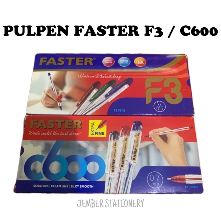 

KODE O92I 12pcs Pulpen Faster Faster F3 Faster C6