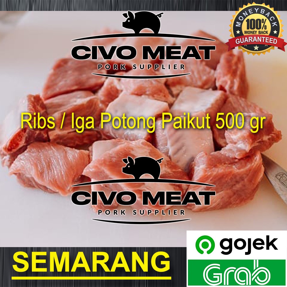 

Iga Babi Murni Potong Sop - Paikut Super Spesial Bakut Teh 500gr