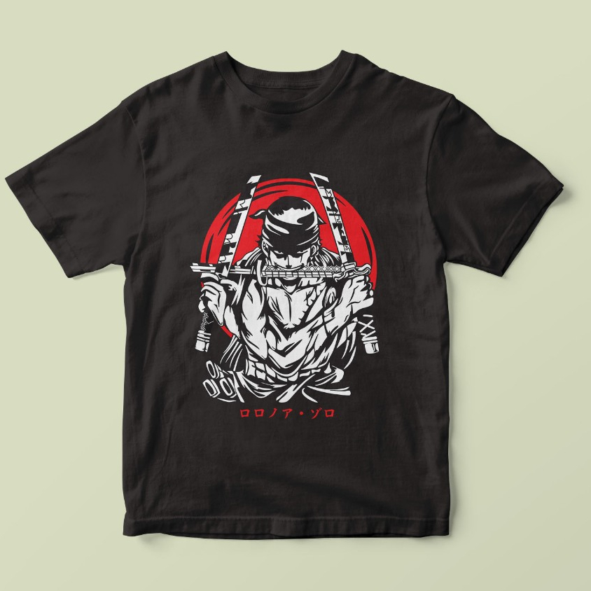 Kaos Anime ONE PIECE Roronoa Zoro