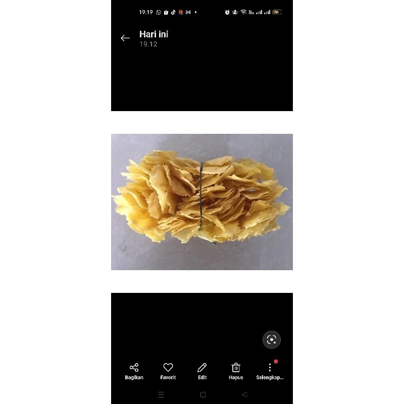 

Keripik asli Madura super renyah (keripik tette)