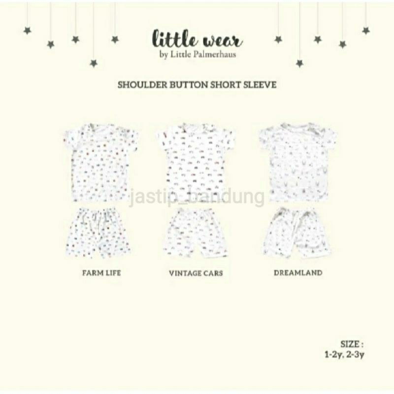 Little Palmerhaus Little Wear Special Edition Shoulder Button Short Sleeve / Little Palmerhaus Littl