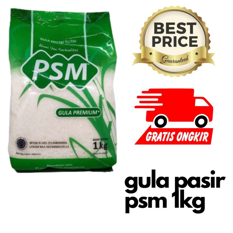 

GULA PASIR PSM 1 KG / PROMO GULA PASIR PREMIUM 1 KG / GULA PASIR PSM TERMURAH! / GULA SEKILO MURAH PROMO