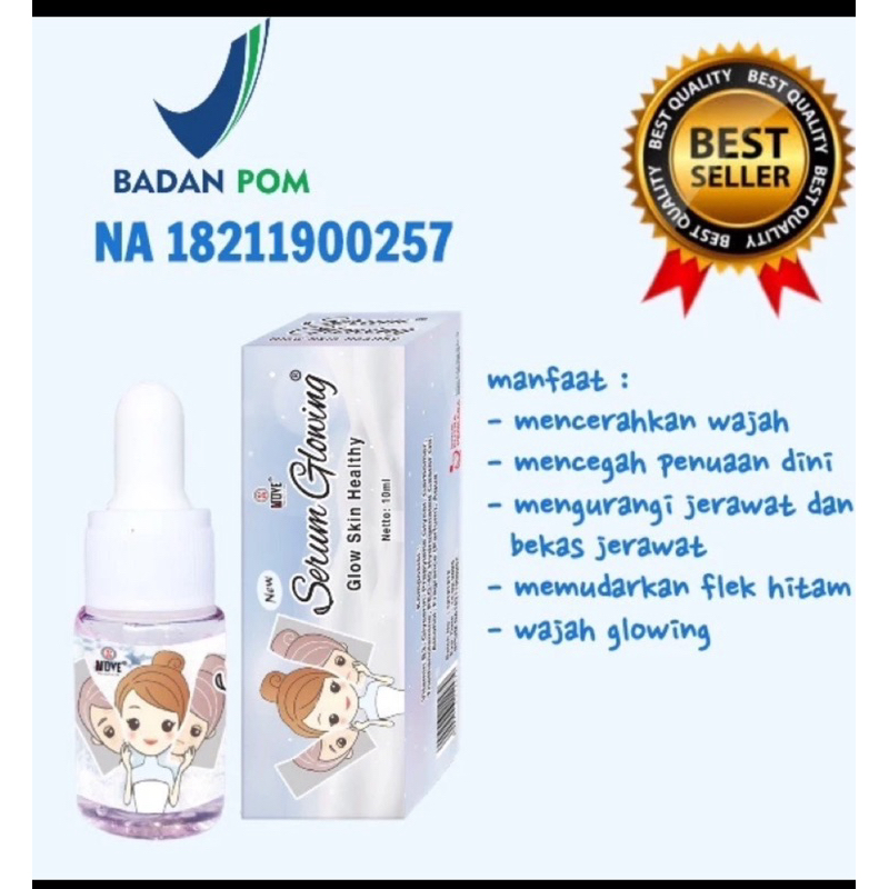 NOVE SERUM GLOWING BPOM 10ml - SERUM GLOWING ORIGINAL