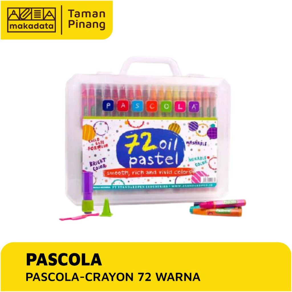 

CRAYON / OIL PASTEL PASCOLA ISI 72 WARNA (1 PCS)