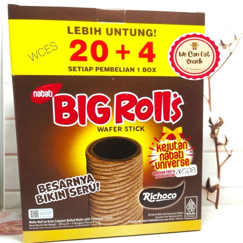 

Big Rolls Wafer Stick Box