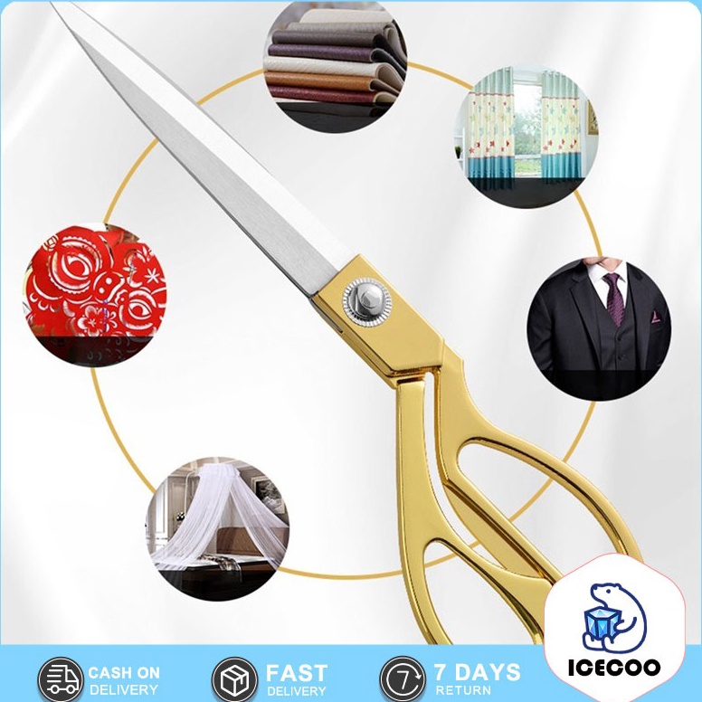 

KODE J55V Gunting Bahan KainGunting Potong Bahan KainTailor Scissors Textile Scissors