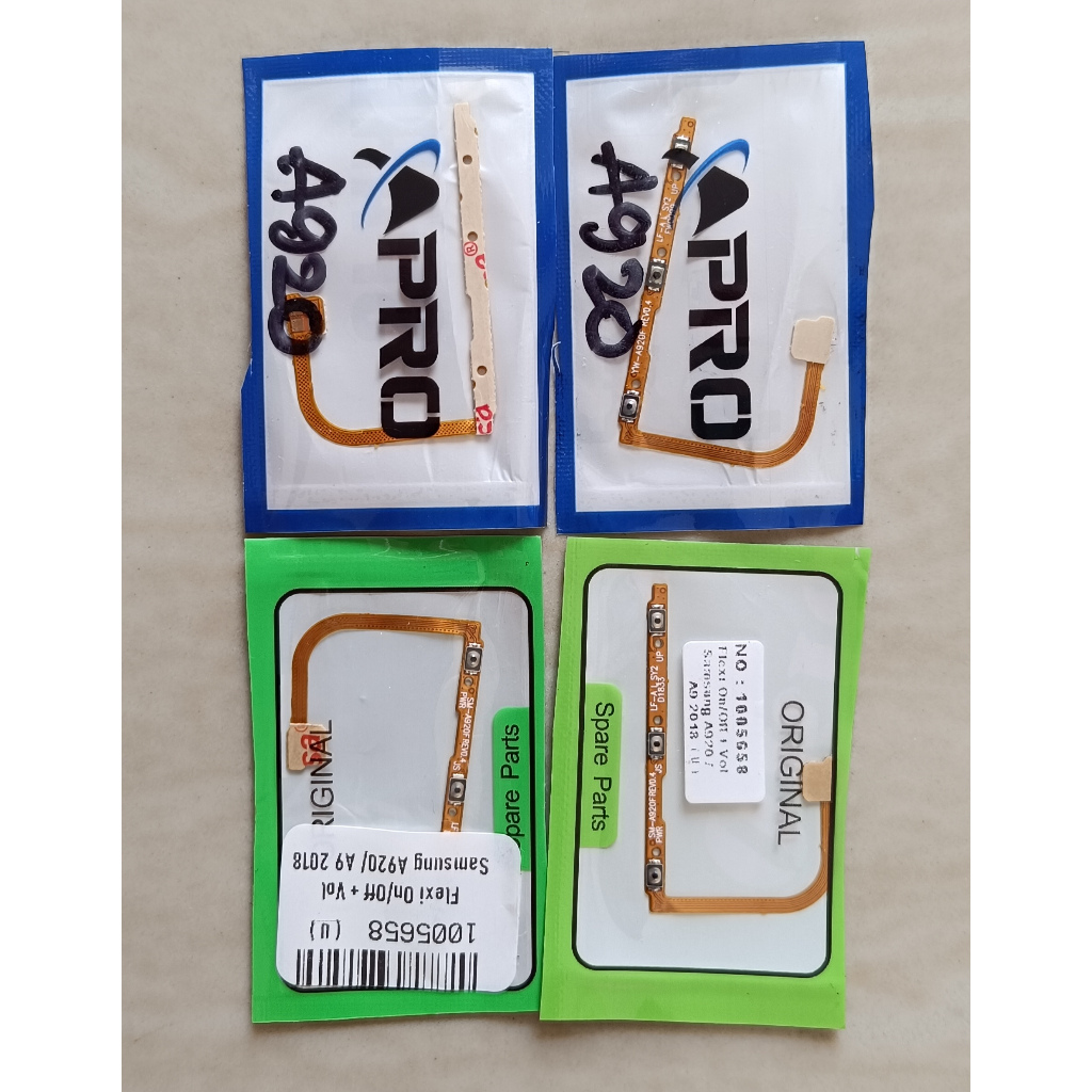 Flexible Tombol On Off & Volume Samsung A920 - A9 2018 - Konektor Tombol On Off & Volume Handphone