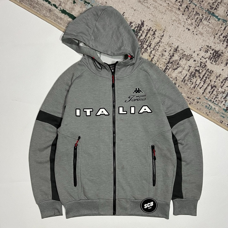 Kappa italia ziphoodie gray