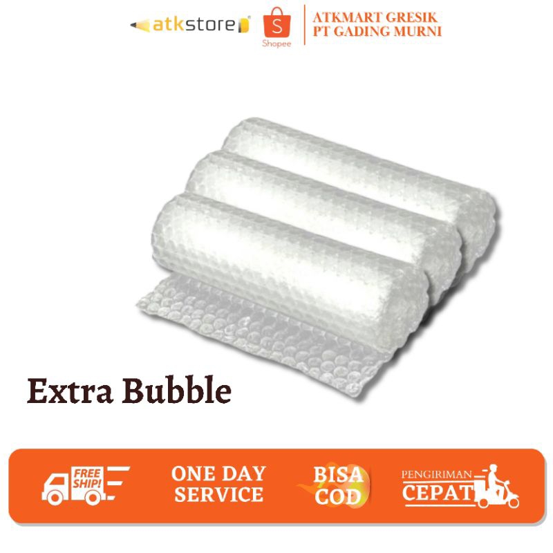 

Extra Bubble wrap / Kardus - bubble/kardus packing