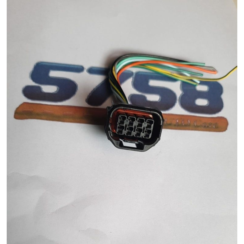 soket headlight pin 8 female original honda MSX Zoomer X 125 kabel socket konektor headlamp lampu de