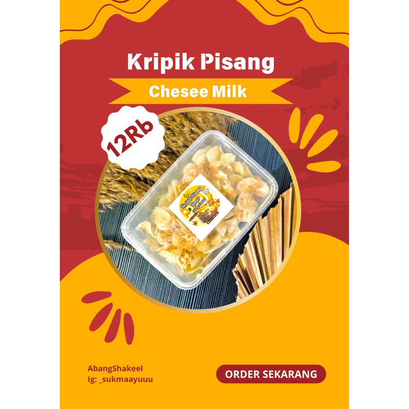 

kripik pisang 'Chesee Milk'