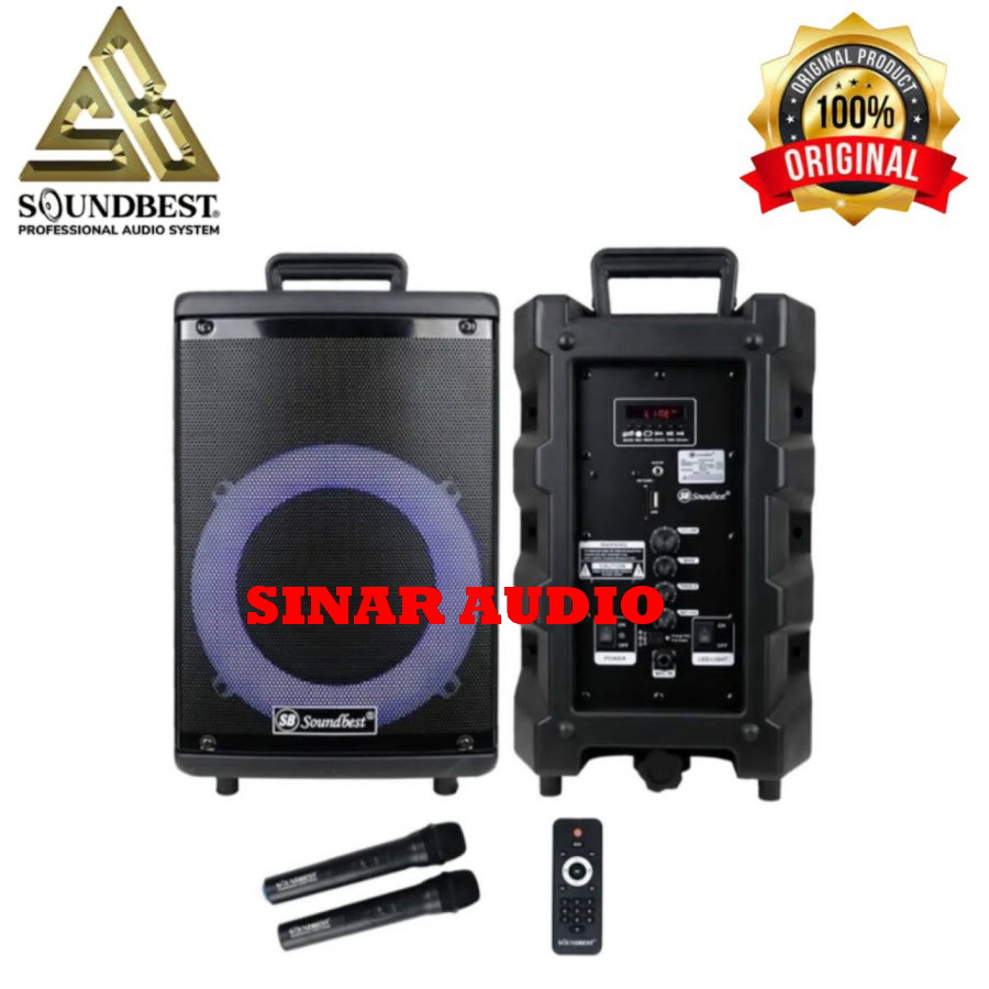Speaker Portable Meeting SOUNDBEST FT8 EVOLUTION - 8 Inch Bluetooth USB SOUNDBEST FT 8 / FT-8 Origin