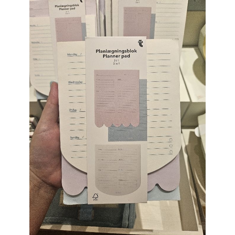 

FLYING TIGER FTC NOTEPAD 3IN1 NOTES WEEK DAY NOTES HARIAN MINGGUAN