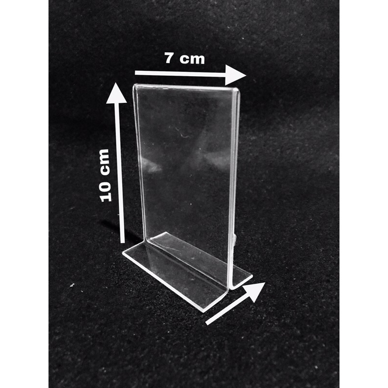 

nomor meja akrilik 7cm x 10cm model T potrait