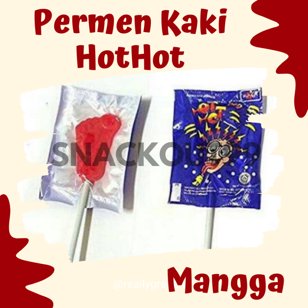 

Hot Hot Permen Kaki Rasa Mangga 125 gram x 25 pcs