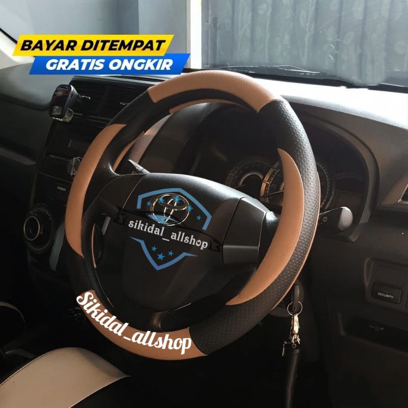 cover stir mobil Fortuner / sarung stir mobil Fortuner murah