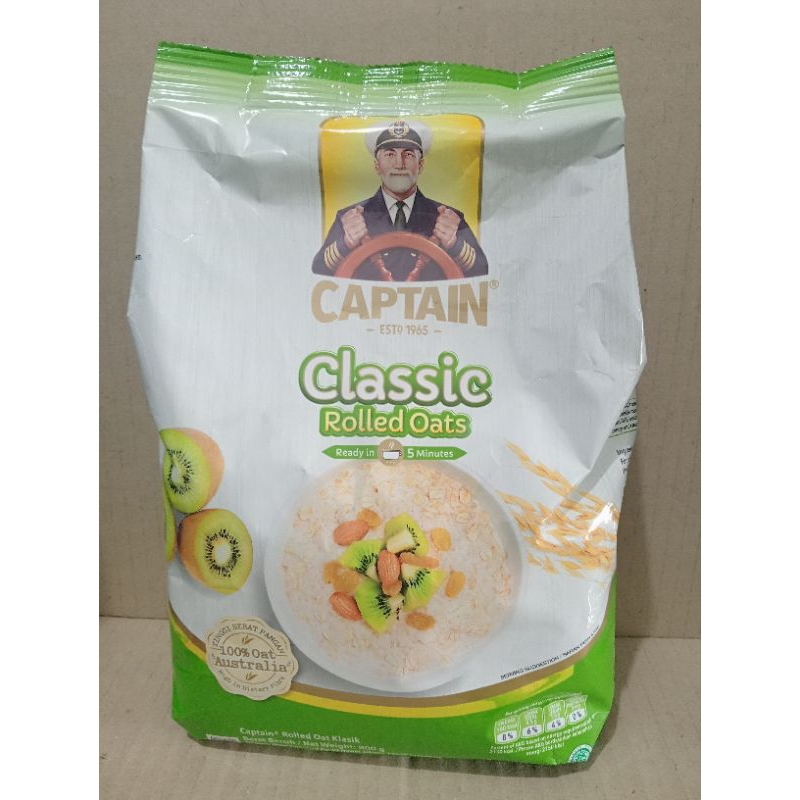 

Captain Classic Rolled Oats 800g