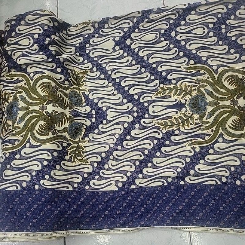 batik katun 60s halus lembut. tdk melar