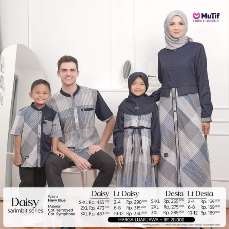 SARIMBIT MUTIF DAISY DESTA NAVY