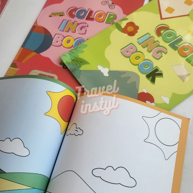 

Buku Mewarna Anak Kualitas Bagus - Buku Mewarna Pemandangan - Drawing Book Murah