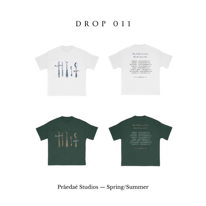 Praedae T-Shirt Drop 011 “Emerale Tee”