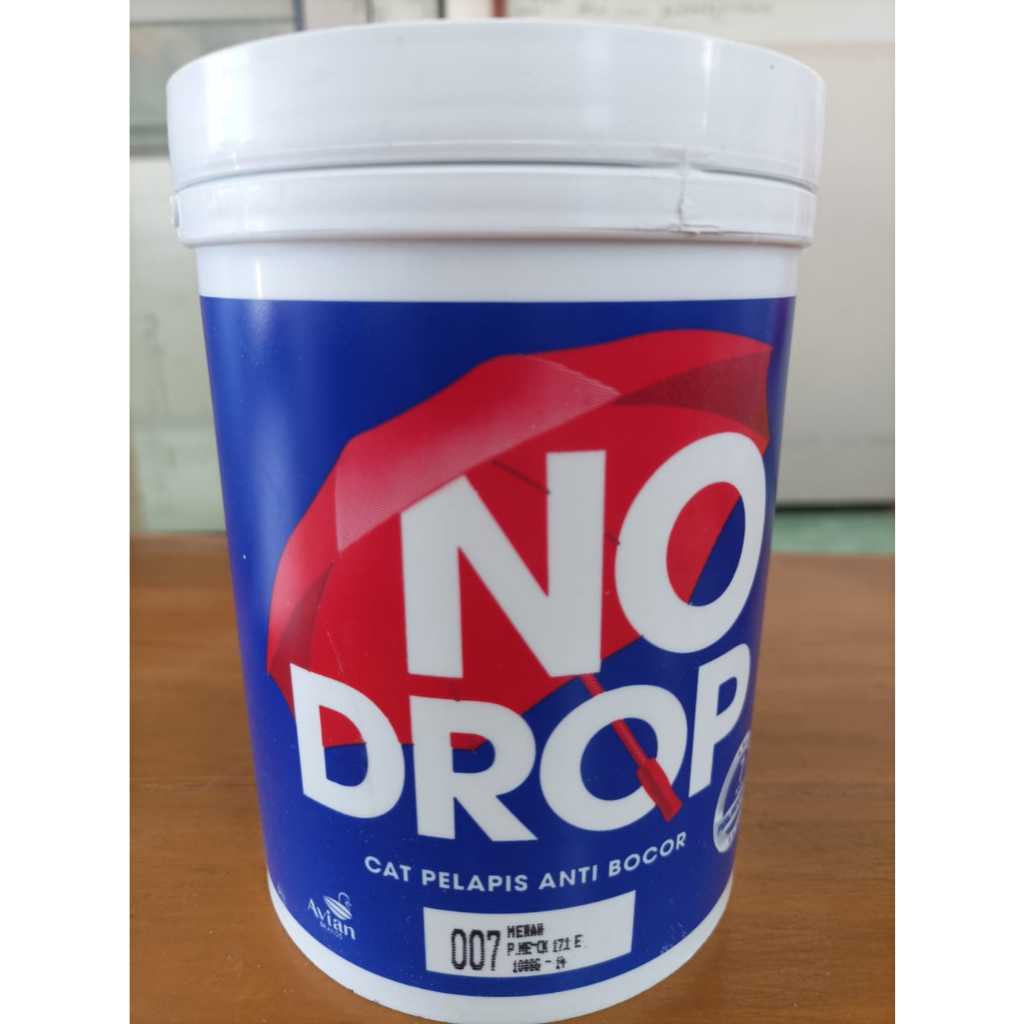 Cat Pelapis Anti Bocor No drop 1 kg warna merah putih abu abu coklat biru