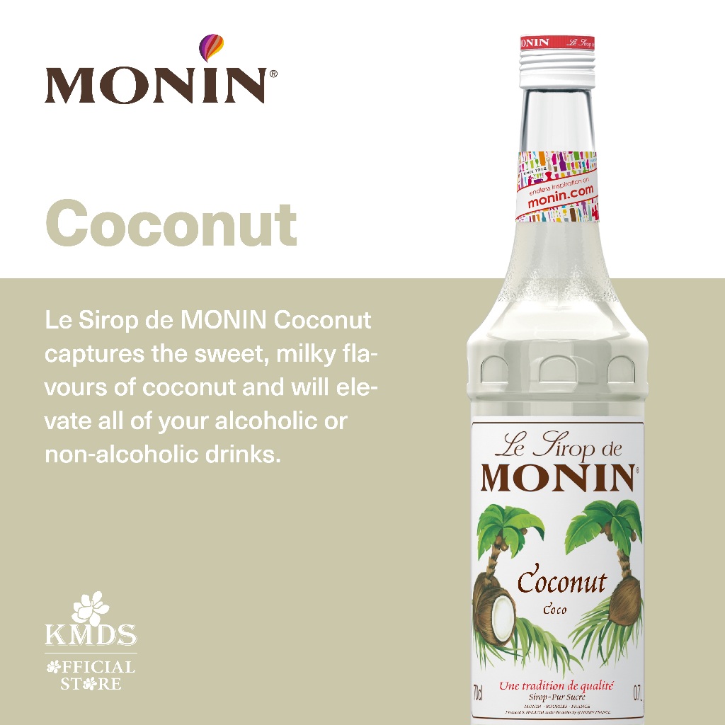 

MONIN Coconut syrup 70 CL 700 ML