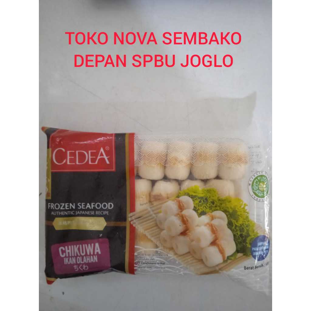 

CEDEA FROZEN SEAFOOD CHIKUWA 500gr IKAN OLAHAN