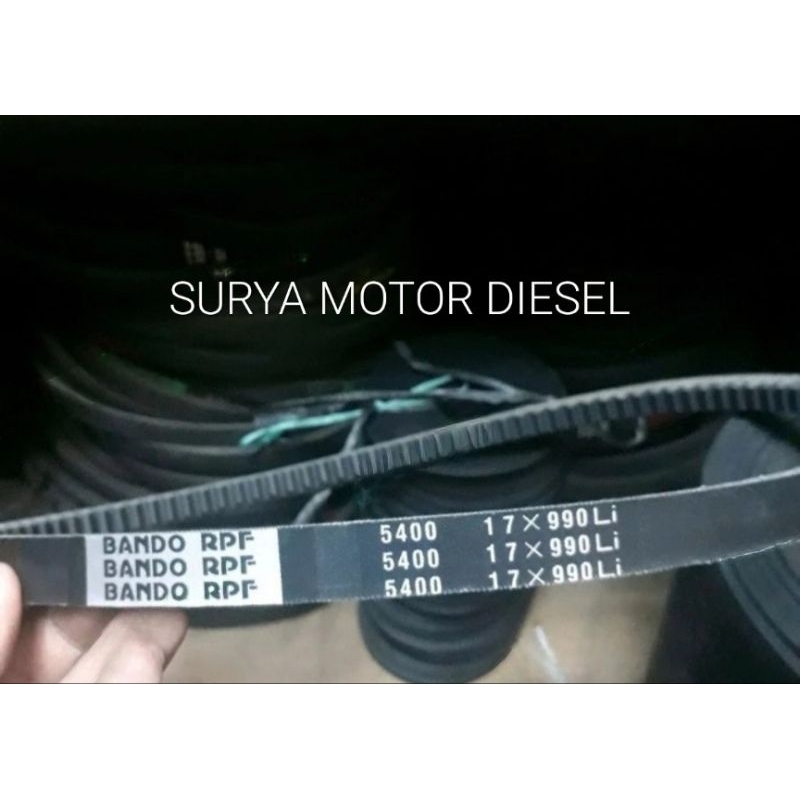 V BELT FAN BELT TALI KIPAS BANDO RPF 5400 17X990 LI BERGIGI