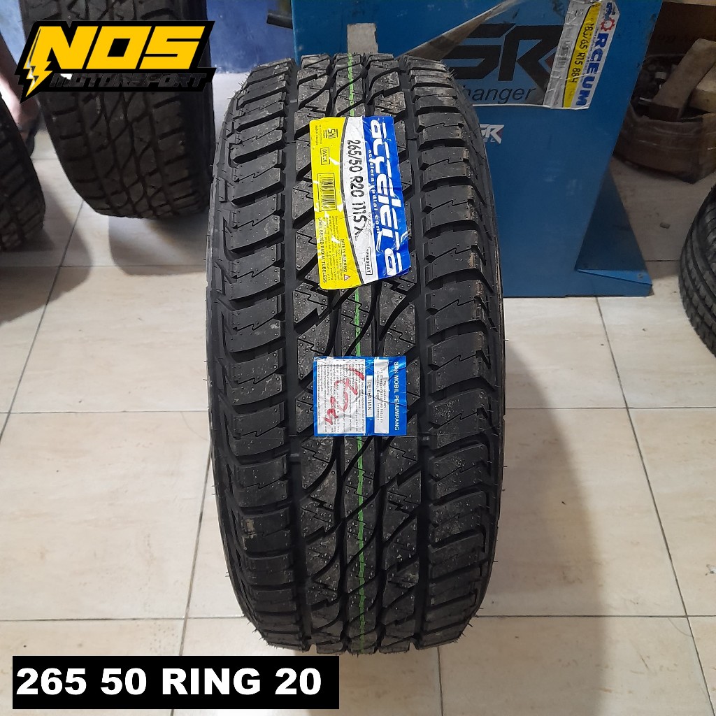 BAN MOBIL R20 265 50 ACCELERA OMIKRON A/T BAN SEMI OFFROAD RING 20 | BAN TUBLES | BAN AT