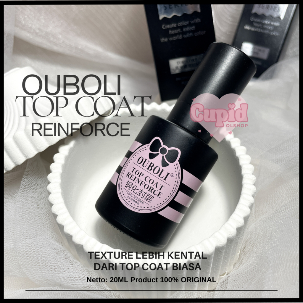 OUBOLI Top Coat Reinforce Gel Polish ORIGINAL 20ML